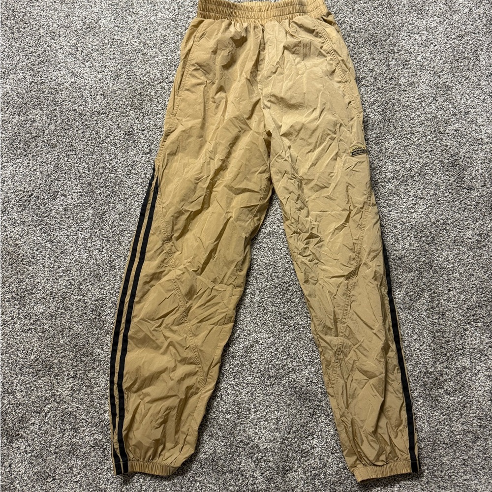 Women’s Tan Adidas Track Pants